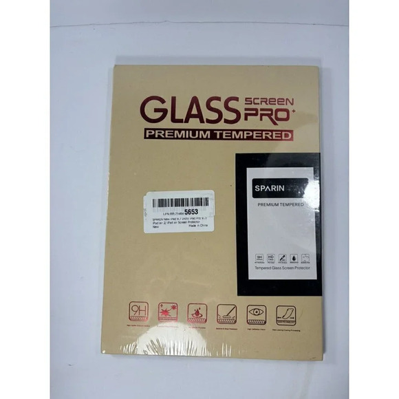 Sparin Brand New Glass Screen Protector iPad Pro 9.7/ iPad Air 2 - Picture 1 of 3